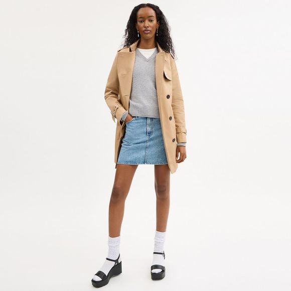 NWT Coach Outlet Solid Mid Trench - Picture 2 of 5